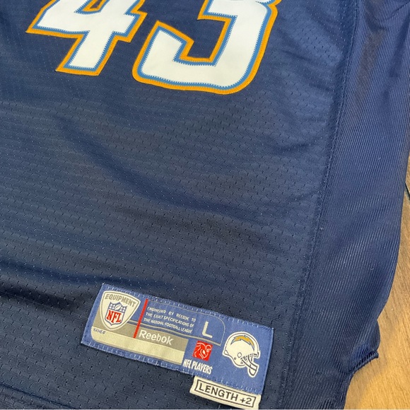 Reebok San Diego Chargers NFL Darren Sproles #43 Jersey Youth Size. L - Picture 3 of 6